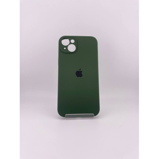 Силикон Original RoundCam Case Apple iPhone 14 Plus (73) Forest Green
