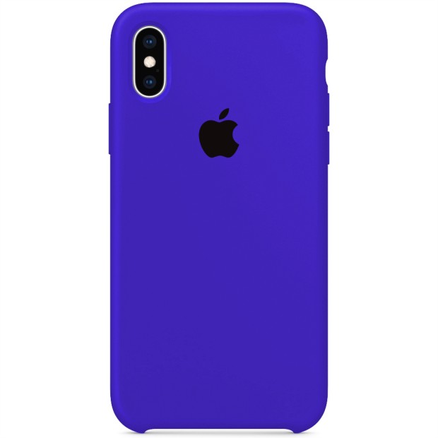 Оригінальний силіконовий чохол Apple для iPhone XS Max (67)