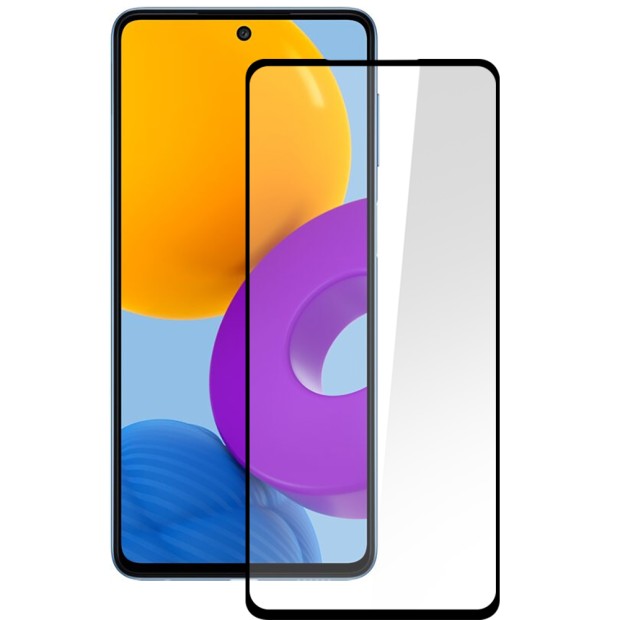 Защитное стекло 5D для Samsung Galaxy M52 Black