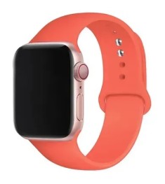Ремінець Apple Watch Silicone 42  /  44  /  49мм (50) Кораловий