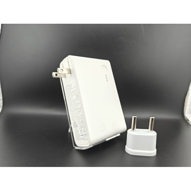 Baseus Power Station 2in1 Q.C. Adapter (1 Type-C / 1 USB) 10000mAh 45W + EU Adapter (White) Baseus Power Station 2in1 Q.C. Adapter (1 Type-C / 1 USB) 10000mAh 45W + EU Adapter (White)