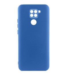 Силикон Original Xiaomi Redmi Note 9 / Redmi 10X (ShutCam) (Голубой)
