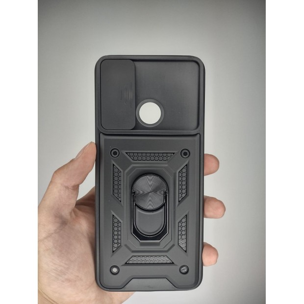 Броньований чохол Ring Serge Armor Case для Xiaomi Redmi 12C  /  11A (ShutCam) (Чорний)