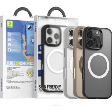 Накладка Blueo Skin Friendly Anti-Drop with MagSafe Apple iPhone 16 Plus (Grey)