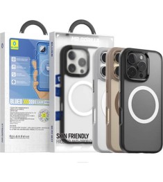 Чохол Blueo Skin Friendly Anti-Drop з MagSafe для Apple iPhone 16 Plus (сірий)