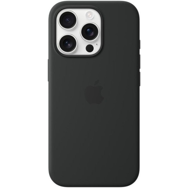 Чохол Silicone Case з MagSafe для Apple iPhone 16 Pro (Чорний) (Оригінал)