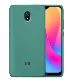 Силикон Original 360 Case Logo Xiaomi Redmi 8A (Тёмно-зелёный)