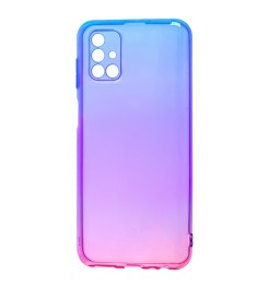 Силикон Gradient Design Samsung Galaxy M51 (2020) (Сине-розовый)