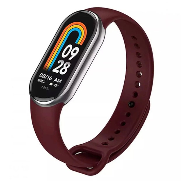 Ремінець Original Design Xiaomi Mi Band 8  /  9  /  10 (51) Бордовий
