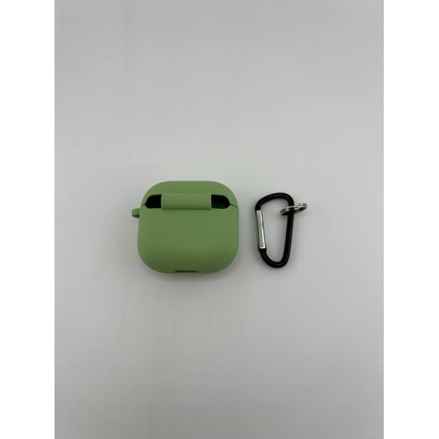 Чохол для навушників Full Silicone Case with Microfiber Apple AirPods 4 (83) Авокадо