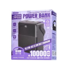 PowerBank Remax 100000mAh Piloteer Series 27W + 22.5W PD + QC (Black)