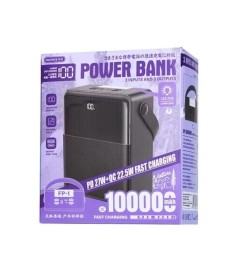 Повербанк Remax 100000mAh серії Piloteer 27W + 22.5W PD + QC (Чорний)