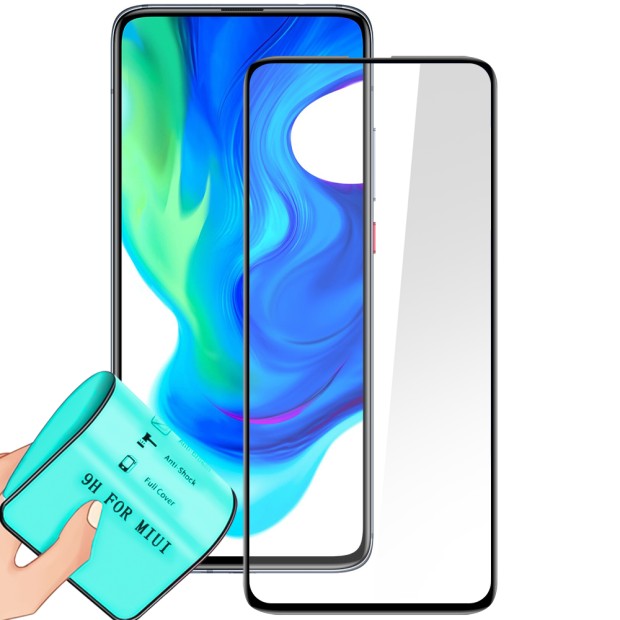 Захисне скло 5D Ceramic для Xiaomi Poco F2 Pro Чорне