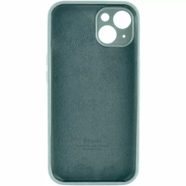 Силикон Original RoundCam Case Apple iPhone 15 (55) Blackish Green