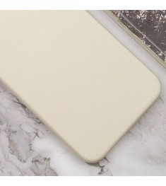 Силіконовий чохол Original Xiaomi Redmi 14C (ShutCam) (Молочний)
