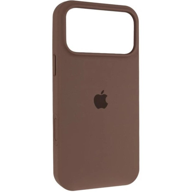 Силикон Original Round Case Apple iPhone 17 Pro Max (30) Milk Chocolate