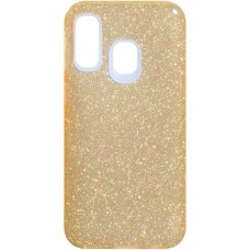 Силикон Glitter Samsung Galaxy A40 (2019) (Золотой)