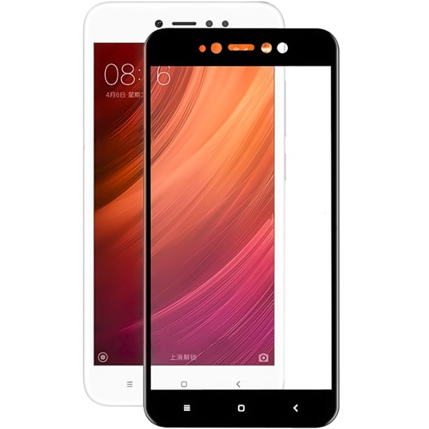 Захисне скло 5D Standard для Xiaomi Redmi Note 5a Prime  /  Note 5a  /  Note 5a Pro чорне