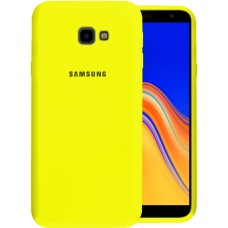 Силикон Original 360 Case Logo Samsung Galaxy J4 Plus (2018) J415 (Жёлтый)