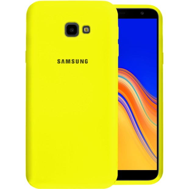 Силіконовий чохол Original 360 Case Logo для Samsung Galaxy J4 Plus (2018) J415 (Жовтий)
