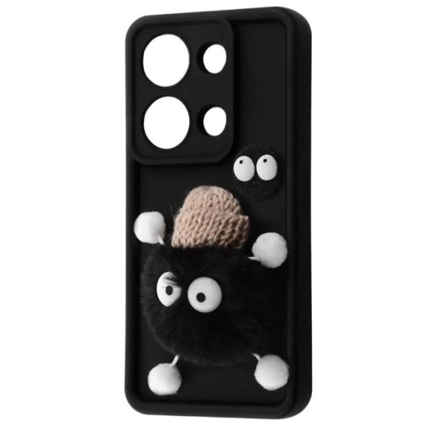 Pretty Things Case для Xiaomi Redmi Note 13 Pro 4G / Poco M6 Pro 4G (чорний / пухнастий чорний) Pretty Things Case для Xiaomi Redmi Note 13 Pro 4G / Poco M6 Pro 4G (чорний / пухнастий чорний)