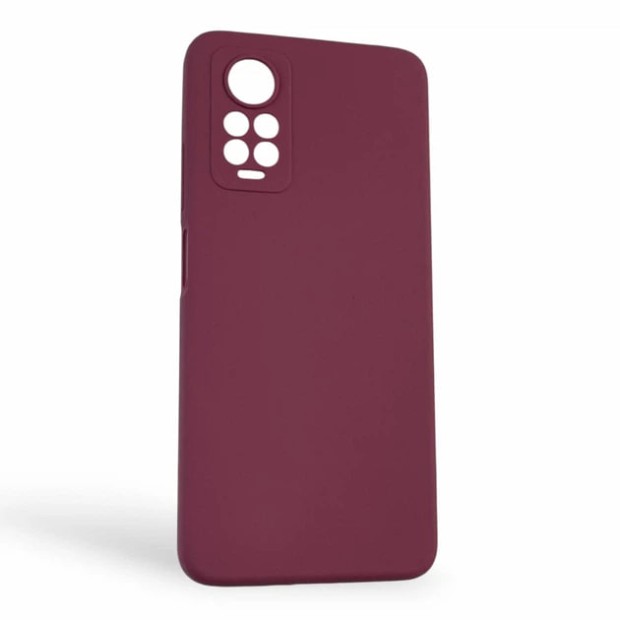 Силіконовий чохол Original Xiaomi Redmi Note 12 4G (ShutCam) (Винний) Силіконовий чохол Original Xiaomi Redmi Note 12 4G (ShutCam) (Винний)