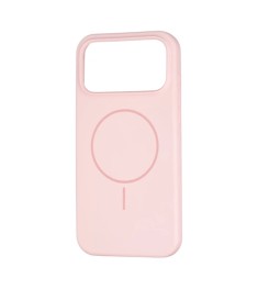 Силикон Original Round Case with MagSafe Apple iPhone 17 Pro Max (76) Chalk Pink..