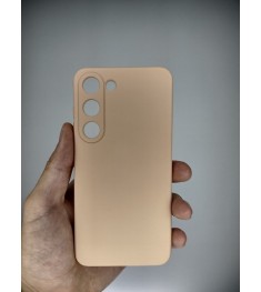 Силикон Original Samsung Galaxy S23 (ShutCam) (Персиковый)