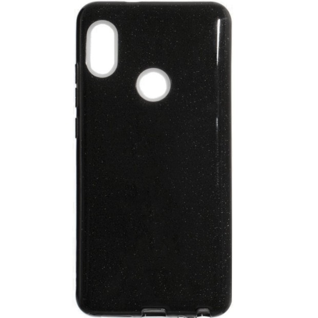 Силіконовий чохол Glitter для Xiaomi Redmi S2 (Чорний)