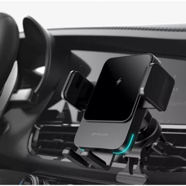 Автодержатель Proove Sonic 15W (Серый) WHSN15002001