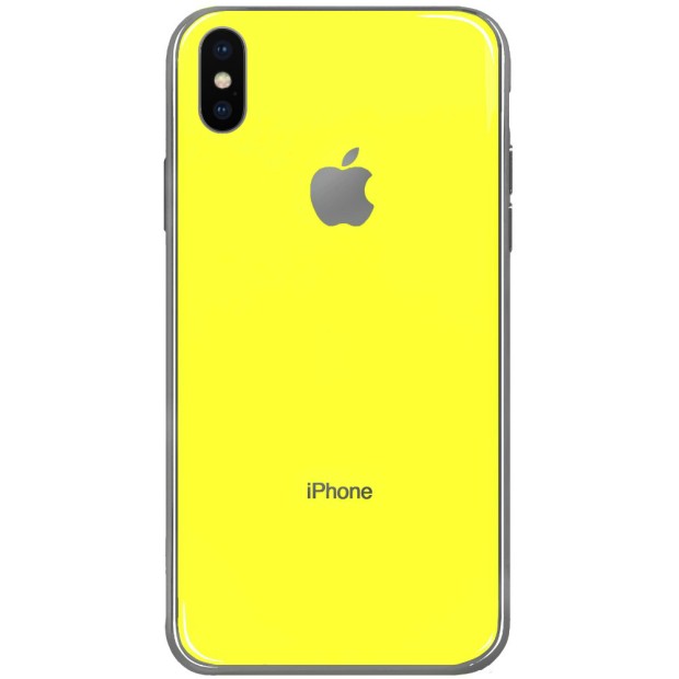 Силіконовий чохол Zefir для Apple iPhone Xs Max (Жовтий)