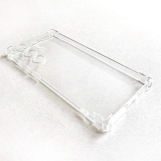 Силикон 6D Samsung Galaxy S25 Ultra (ShutCam) (Прозрачный)