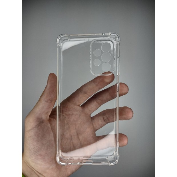 Силікон 6D Samsung Galaxy A52 (ShutCam) (Прозорий)