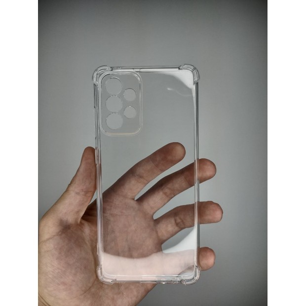 Силікон 6D Samsung Galaxy A52 (ShutCam) (Прозорий)