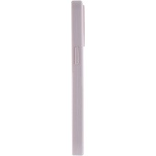 Силіконовий оригінальний круглий чохол для Apple iPhone 16e (76) кольору крейдового рожевого