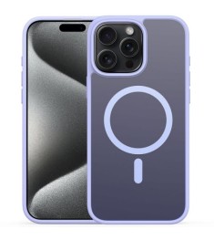 Силіконовий чохол Alabay Cloud Matte Apple iPhone 16 Pro Max (Світло-фіолетовий)..