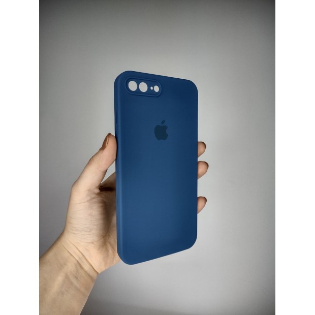 Оригінальний силіконовий чохол для Apple iPhone 7 Plus / 8 Plus (39) Cosmos Blue квадратної круглої камери. Оригінальний силіконовий чохол для Apple iPhone 7 Plus / 8 Plus (39) Cosmos Blue квадратної круглої камери.