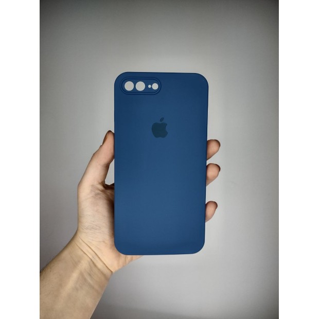Оригінальний силіконовий чохол для Apple iPhone 7 Plus / 8 Plus (39) Cosmos Blue квадратної круглої камери. Оригінальний силіконовий чохол для Apple iPhone 7 Plus / 8 Plus (39) Cosmos Blue квадратної круглої камери.