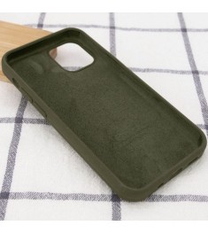 Силикон Original Round Case Apple iPhone 13 (52) Olive