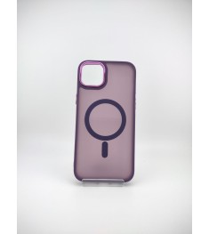 Накладка Totu Space Magsafe Apple iPhone 15 Plus (Тёмно-фиолетовый)
