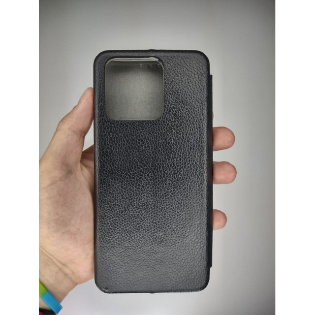 Чехол-книжка Оригинал Lite Xiaomi Redmi 12С / 11A (Чёрный)