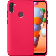 Силикон Original 360 Case Samsung Galaxy M11 / A11 (Малиновый)