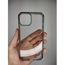 Octagon Crystal Case for Apple iPhone 14 (Grey)