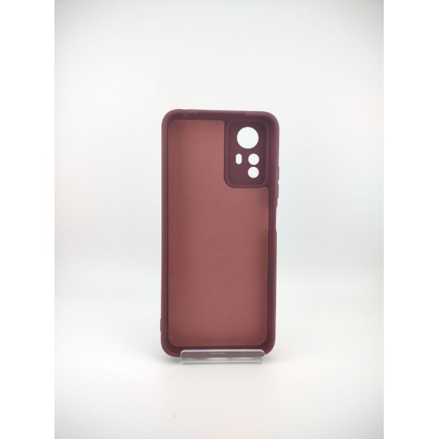Силікон оригінал Xiaomi Redmi Note 12S 4G (ShutCam) (Бордовий)