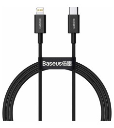 USB-кабель Baseus Superior PD 20W (2м) (Type-C на Lightning) (Чорний) CATLYS-C01..