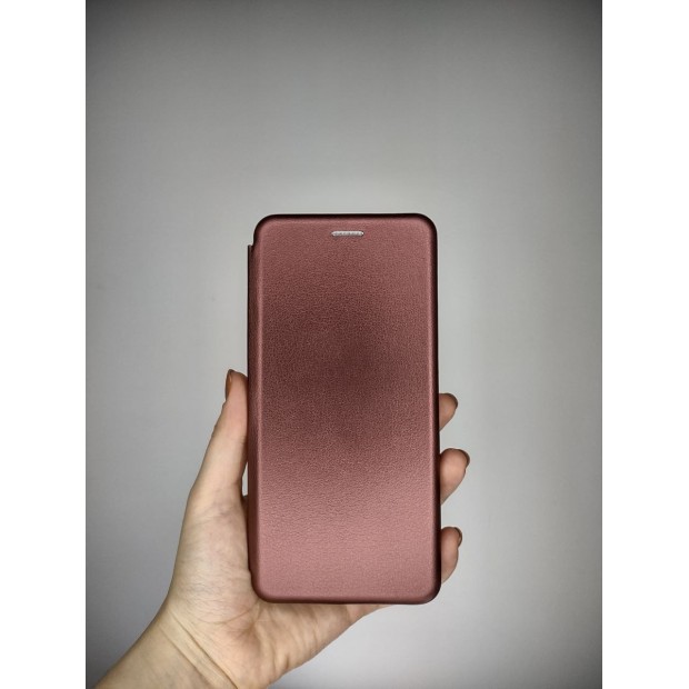Оригінальний чохол-книжка для Xiaomi Redmi Note 12 4G (Бордовий)