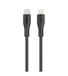 USB-кабель Walker Soft Silicone C585 27W (1м) (Type-C - Lightning) (Чорний) USB-кабель Walker Soft Silicone C585 27W (1м) (Type-C - Lightning) (Чорний)