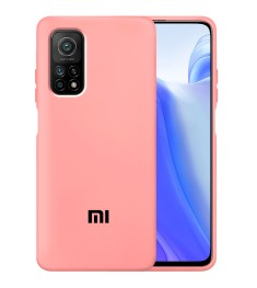 Силіконовий Original 360 Case Logo Xiaomi Mi 10T (Рожевий)