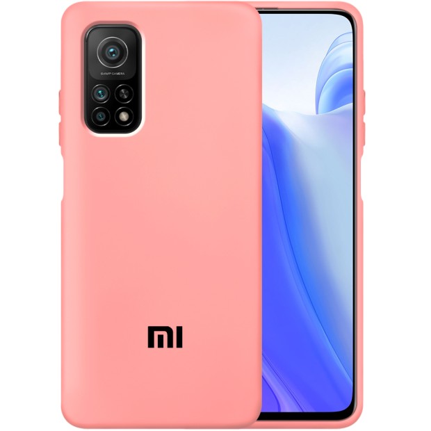Силіконовий Original 360 Case Logo Xiaomi Mi 10T (Рожевий)
