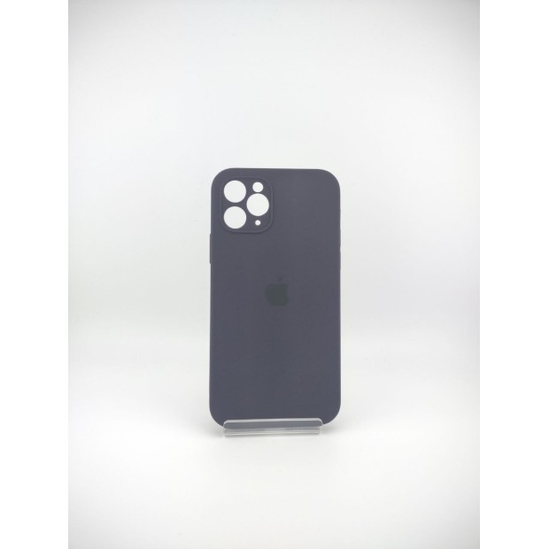Силикон Original Square RoundCam Case Apple iPhone 11 Pro (Eggplant)